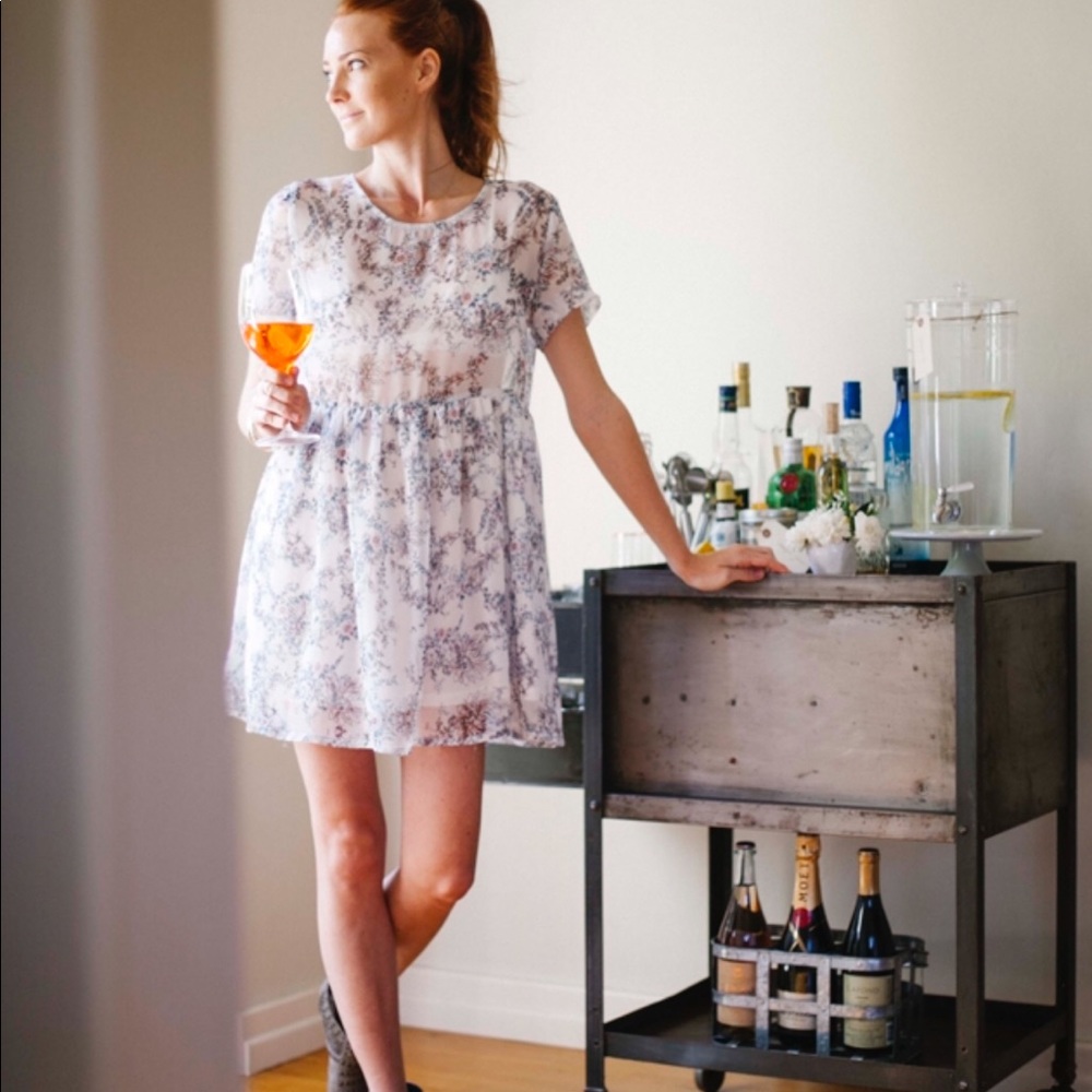 ANINE BING loose fit floral dress size XS